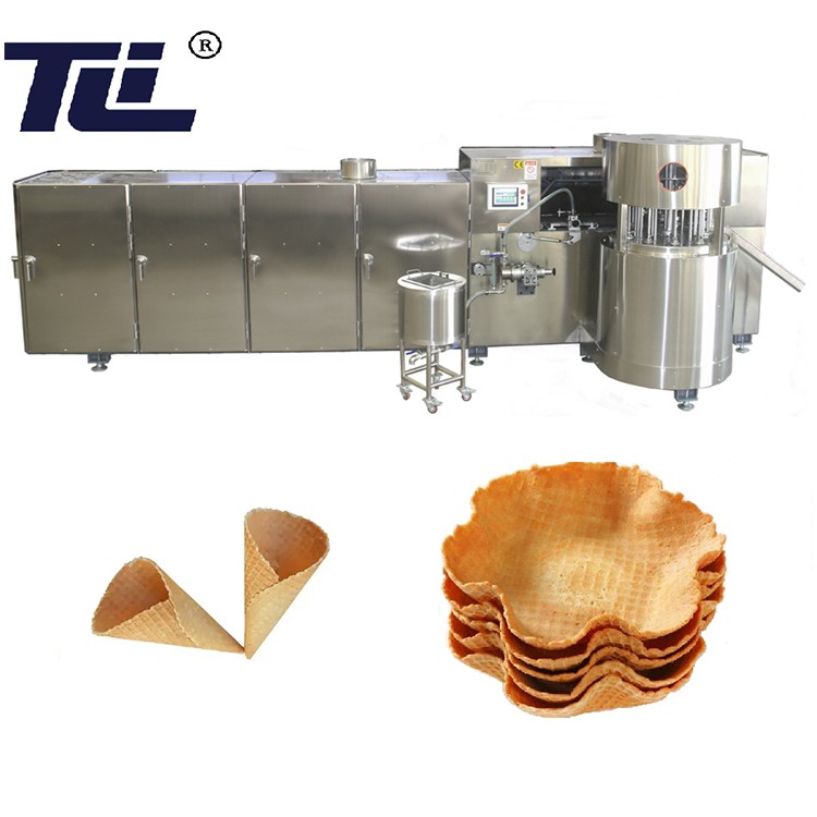 Mesin Pembuat Cawan Wafel Rangup Ais Krim