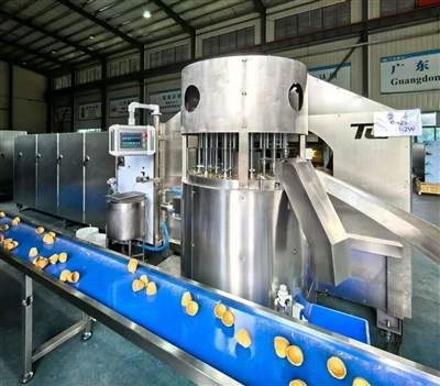 Mesin Cawan Wafel Automatik Baharu Dihantar